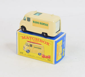 Matchbox Lesney 62 TV Service 'Radio Rentals' van Virtually Mint/Nice box