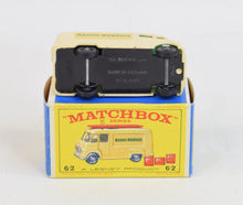 Matchbox Lesney 62 TV Service 'Radio Rentals' van Virtually Mint/Nice box