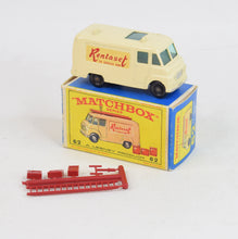 Matchbox Lesney 62 TV Service 'Rentaset' van Virtually Mint/Boxed
