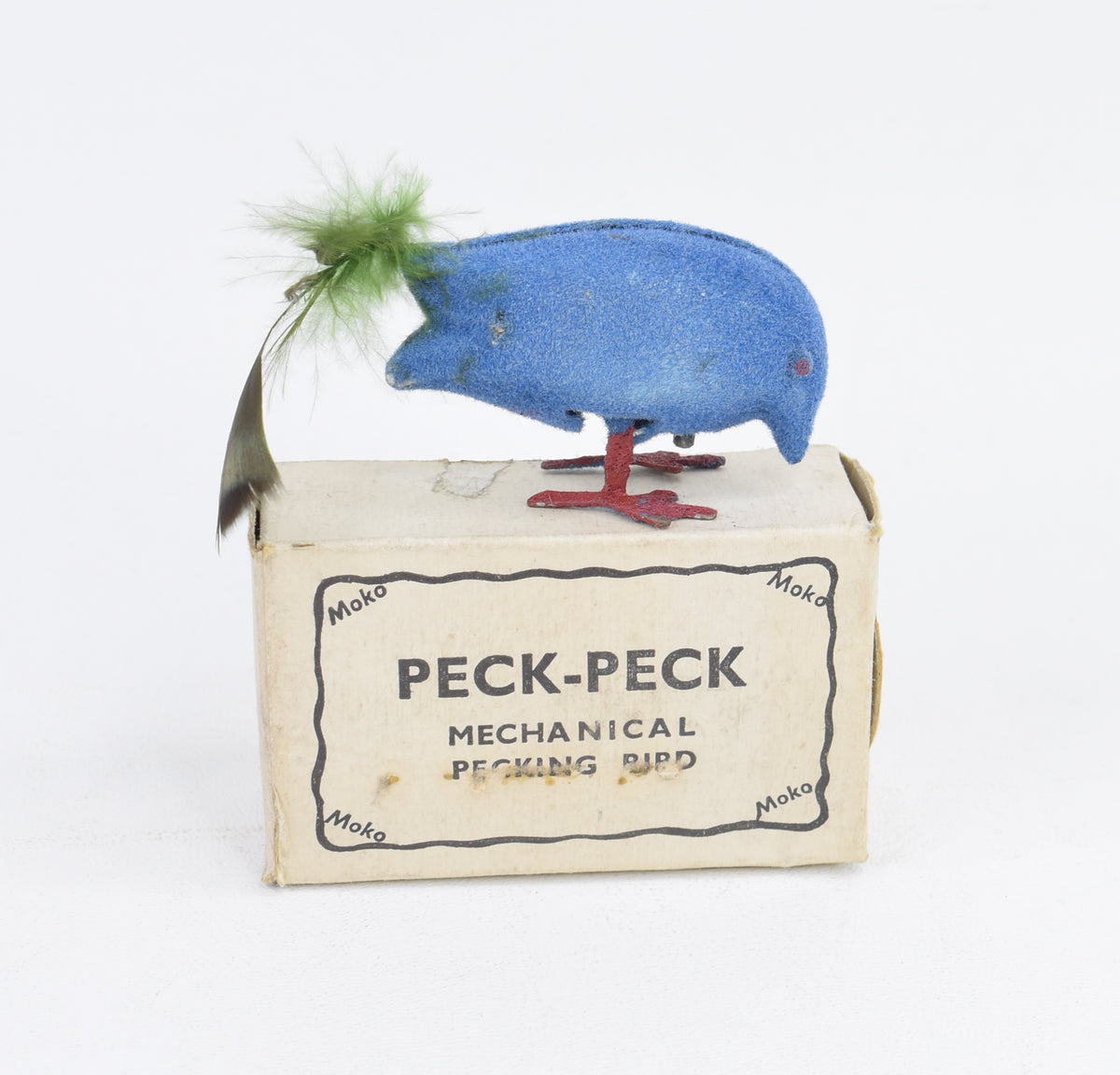 Moko Lesney Peck-Peck Clockwork Pecking Bird Virtually Mint/Boxed
