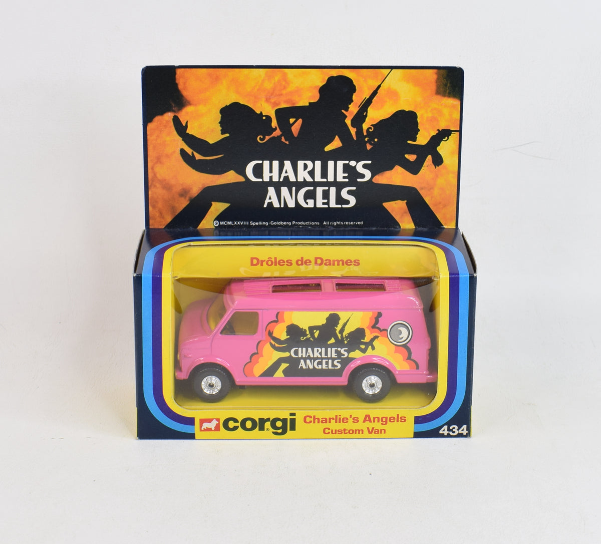 Corgi toys 434 Charlie's Angels Van  Mint/Lovely Box (Appears unopened)