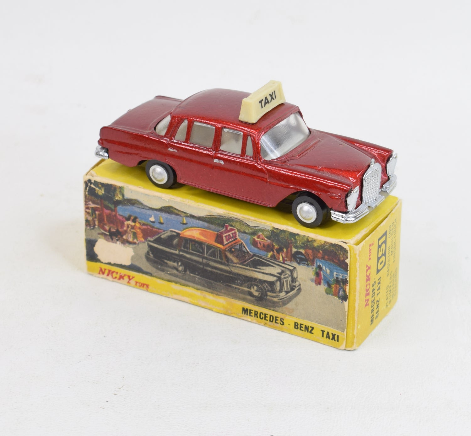 Nicky Toys 051 Mercedes Taxi Very Near Mint/Boxed