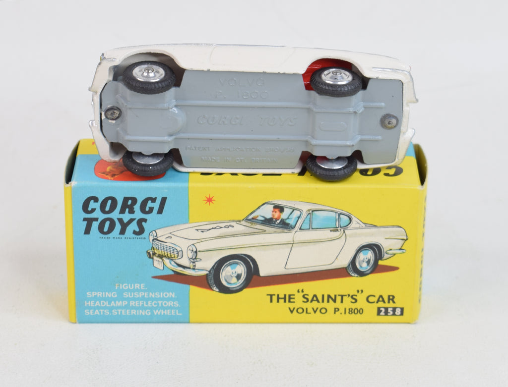Modellino Corgi Toys Volvo P1800 'The Saint' Con Figura, Serie TV, Riproduzione N.258, Scala 1:43