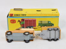 Corgi Toys Gift Set 2  Land-Rover with Rice's Trailer Virtually Mint/Boxed