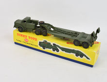 Dinky toys 660 Tank Transporter Virtually Mint/Nice box