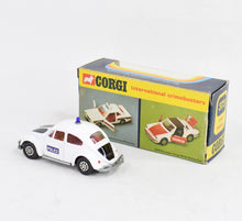 Corgi toys 373 VW 1200 Police car Virtually Mint/Nice box