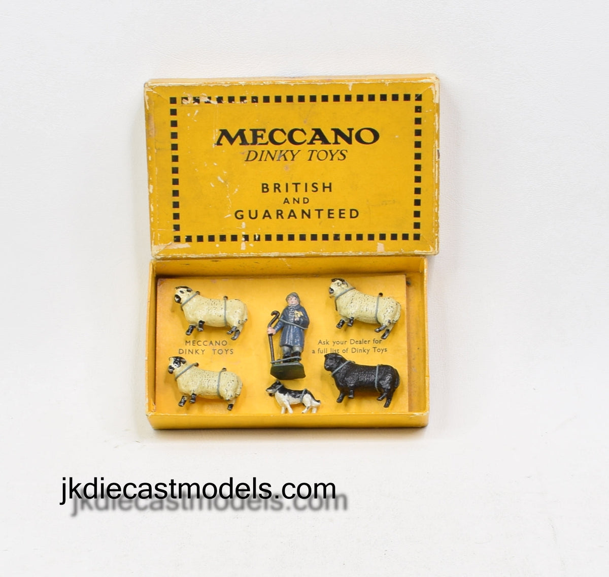 Pre war Dinky toys 6 Shepherd set Virtually Mint/Boxed