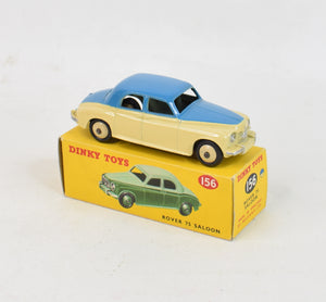 Dinky Toys 156 Rover 75 Virtually Mint/Nice box "The J. W Collection"