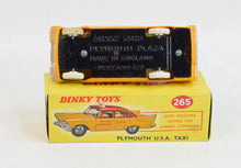 Dinky toys 265 Plymouth U.S.A Taxi Virtually Mint/Nice box