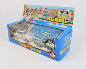 Polistil W11 Herbie & Scorpion Gift set - Virtually Mint/Boxed "The J. W Collection"