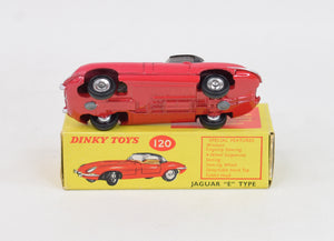 Dinky toy 120 Jaguar e-type Virtually Mint/Boxed