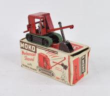 Moko Lesney Excavator with rubber tracks Very Near Mint/Boxed