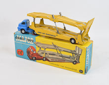 Corgi toys 1101 Carrimore Transporter Very Near Mint/Boxed (Rare factory error box)