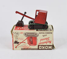Moko Lesney Excavator with rubber tracks Very Near Mint/Boxed