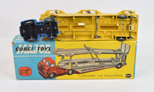Corgi toys 1101 Carrimore Transporter Very Near Mint/Boxed (Rare factory error box)