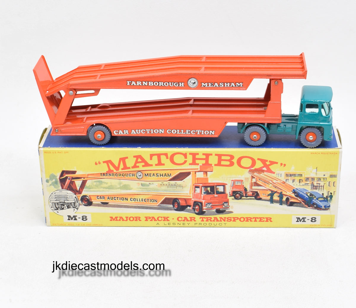 Matchbox King Size M-8 Car Transporter Virtually Mint/Nice box