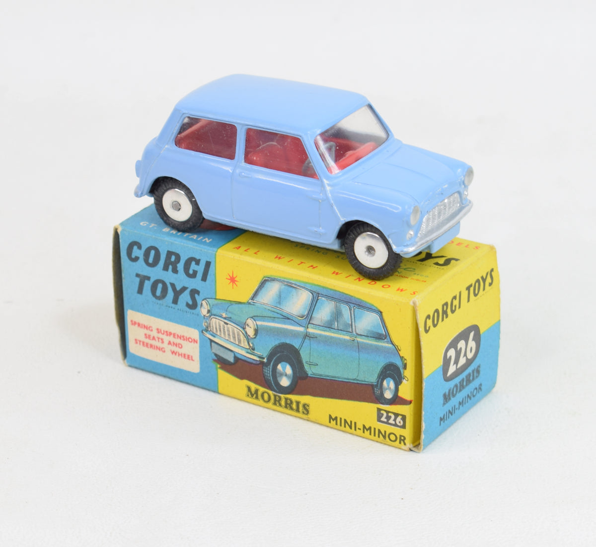 Corgi Toys 226 Mini Minor Virtually Mint/Boxed (lighter blue)