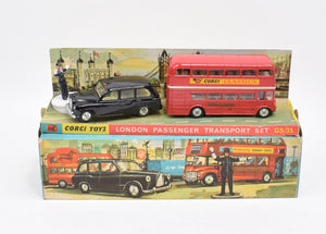 Corgi toys Gift set 35 London Transport set Virtually Mint/Nice box