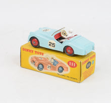 Dinky toys 111 Triumph Tr2 Virtually Mint/Nice box (Light blue)