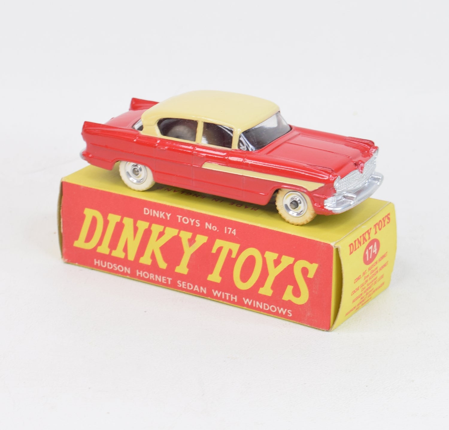 Dinky Toys 174 Hudson Hornet Virtually Mint/Nice box (Spun hubs)