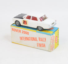 Corgi toys 322 Rover 2000 'International Rally Finish' Virtually Mint/Nice box