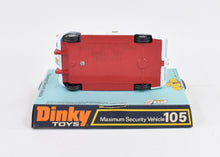 Dinky toy 105 Maximum Security Vehicle Virtually Mint/Boxed
