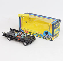 Corgi toys 267 Batmobile Virtually Mint/Nice box - (Wide wheel/Swedish script)