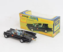 Corgi toys 267 Batmobile Virtually Mint/Nice box - (Wide wheel/Swedish script)