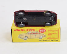 Dinky Toys 195 Jaguar 3.4 Virtually Mint/Boxed
