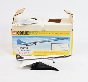 Corgi toys 650 BAC-SUD Concorde BOAC Virtually Mint/Nice box