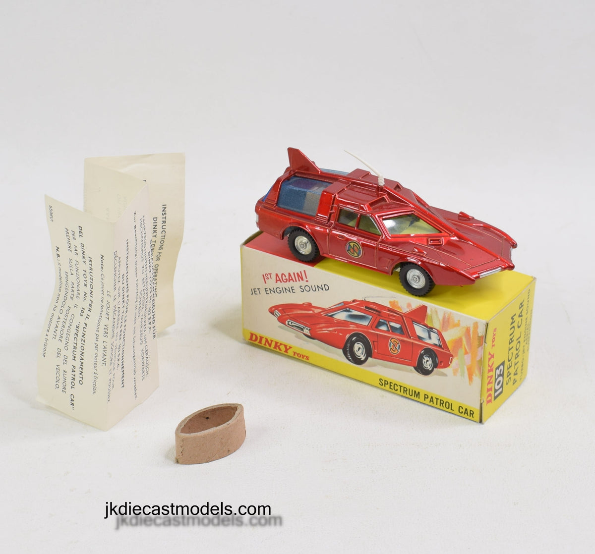 Dinky toys 103 Spectrum Patrol Car Virtually Mint/Nice box