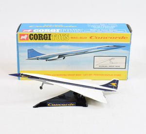 Corgi toys 650 BAC-SUD Concorde BOAC Virtually Mint/Nice box