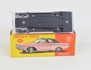Dinky toy 137 Plymouth Fury Virtually Mint/Nice box
