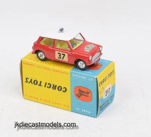 Corgi toys 317 Mini Cooper 'S' Monte Carlo '64 Virtually Mint/Boxed ''The Winchester Collection''