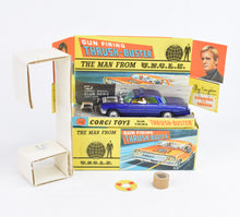 Corgi toys 497 M.F.U Virtually Mint/Nice box (shaped hubs)