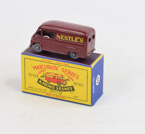 Matchbox Lesney 69 Nestlé's Van GPW/B4 box Virtually Mint/Lovely box