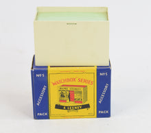 Matchbox Lesney Accessory pack 5 Home stores Mint/Nice box