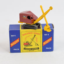 Matchbox Lesney Accessory pack 4 Excavator Mint/Lovely box