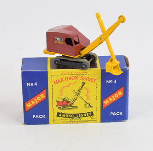 Matchbox Lesney Accessory pack 4 Excavator Mint/Lovely box