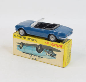 French Dinky Toys 1423 Peugeot 504 Virtually Mint/Nice box
