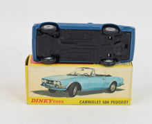 French Dinky Toys 1423 Peugeot 504 Virtually Mint/Nice box