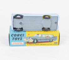 Corgi toys 445 Plymouth Station Wagon Virtually Mint/Nice box