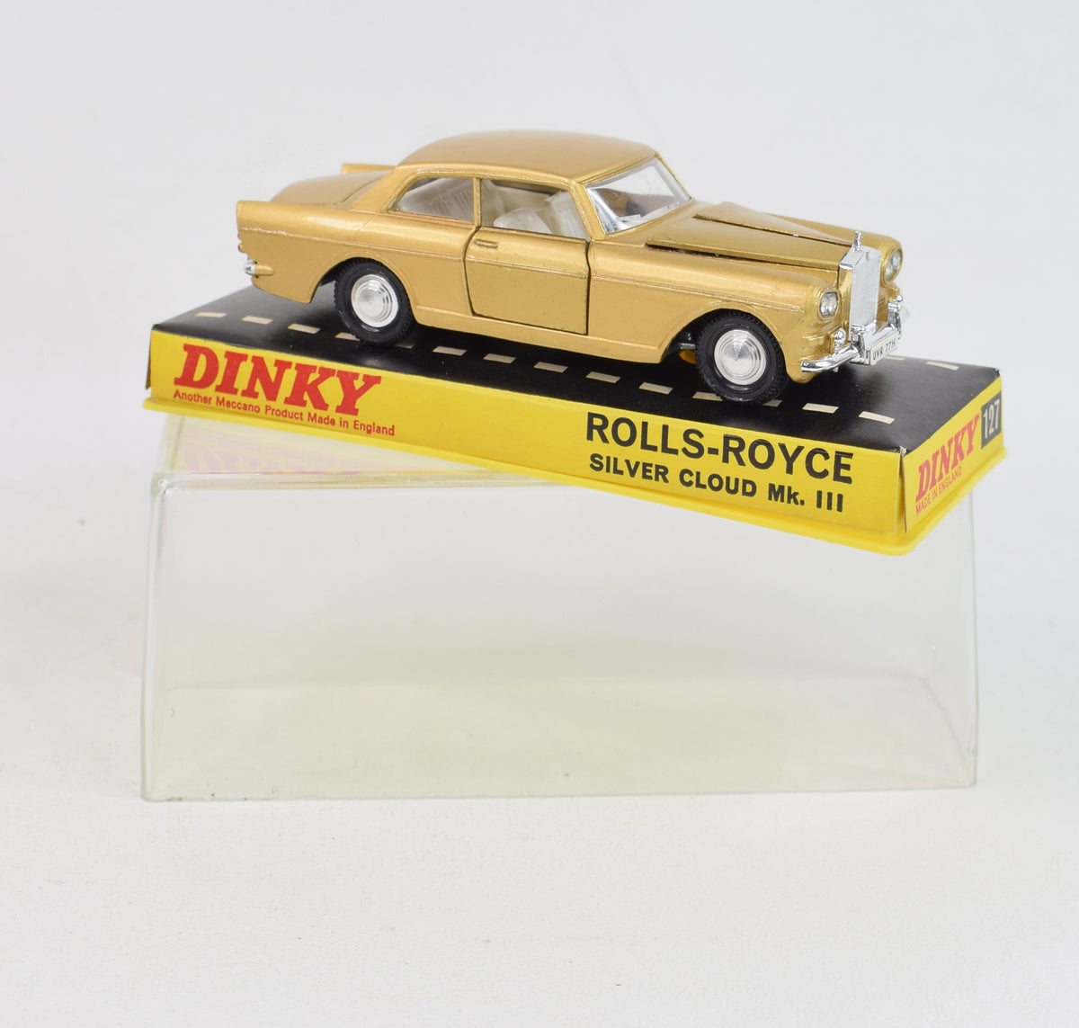 Dinky toy 127 Rolls-Royce Silver Cloud Virtually Mint/Boxed (white interior)