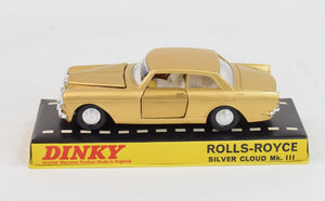 Dinky toy 127 Rolls-Royce Silver Cloud Virtually Mint/Boxed (white interior)