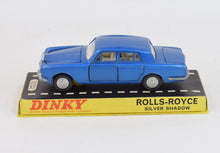 Dinky toy 158 Rolls-Royce Silver Shadow Virtually Mint/Boxed (Detailed cast hubs)