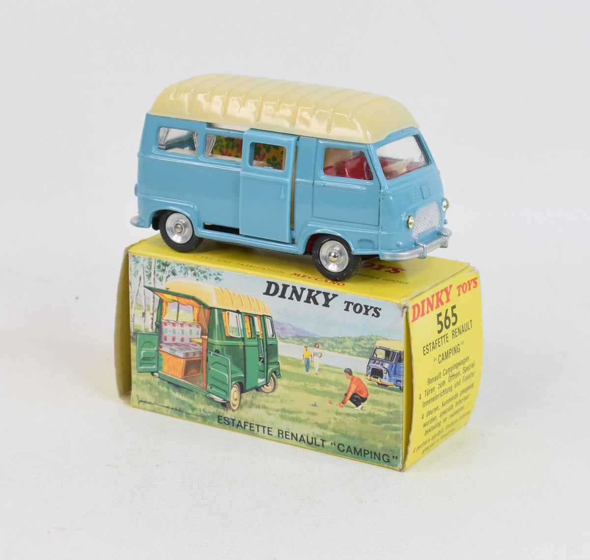 French Dinky Toys 565 Estafette Renault 'Camping' Virtually Mint/Nice box