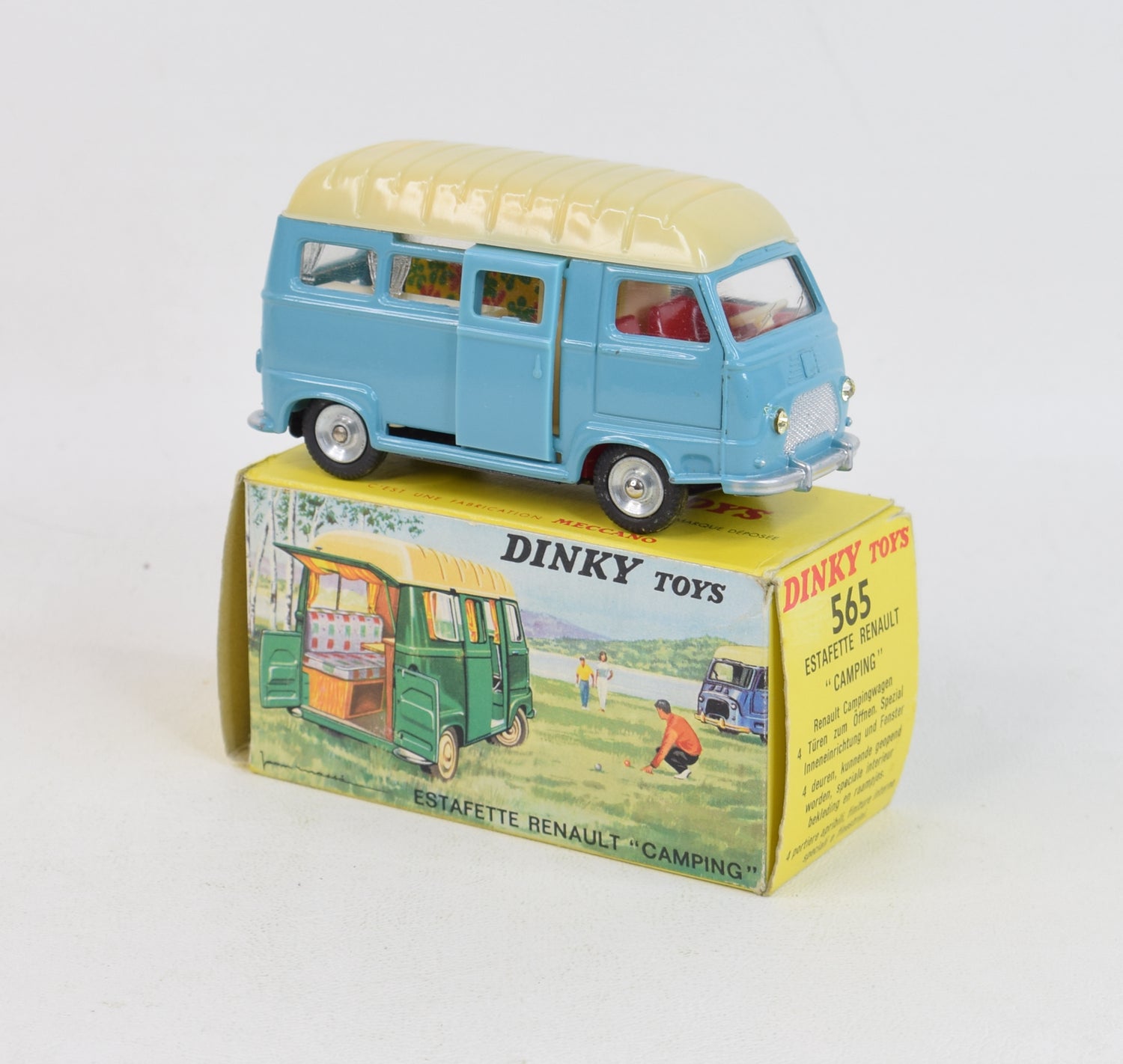 French Dinky Toys 565 Estafette Renault 'Camping' Virtually Mint/Nice box