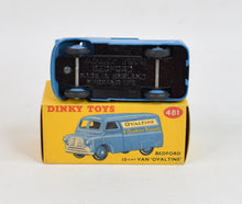 Dinky Toys 481 Bedford 'Ovaltine' Virtually Mint/Nice box
