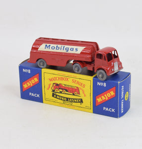 Matchbox Lesney M-8 Mobilgas Tanker Virtually Mint/Lovely box