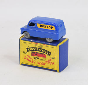 Matchbox Lesney 25 Bedford 'Dunlop' RW/B1 box Virtually Mint/Nice box